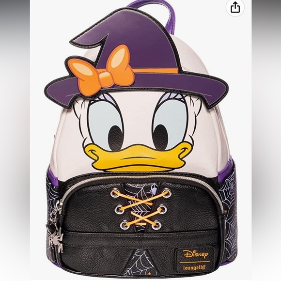 Handbags - Loungefly, Daisy, duck Halloween witch